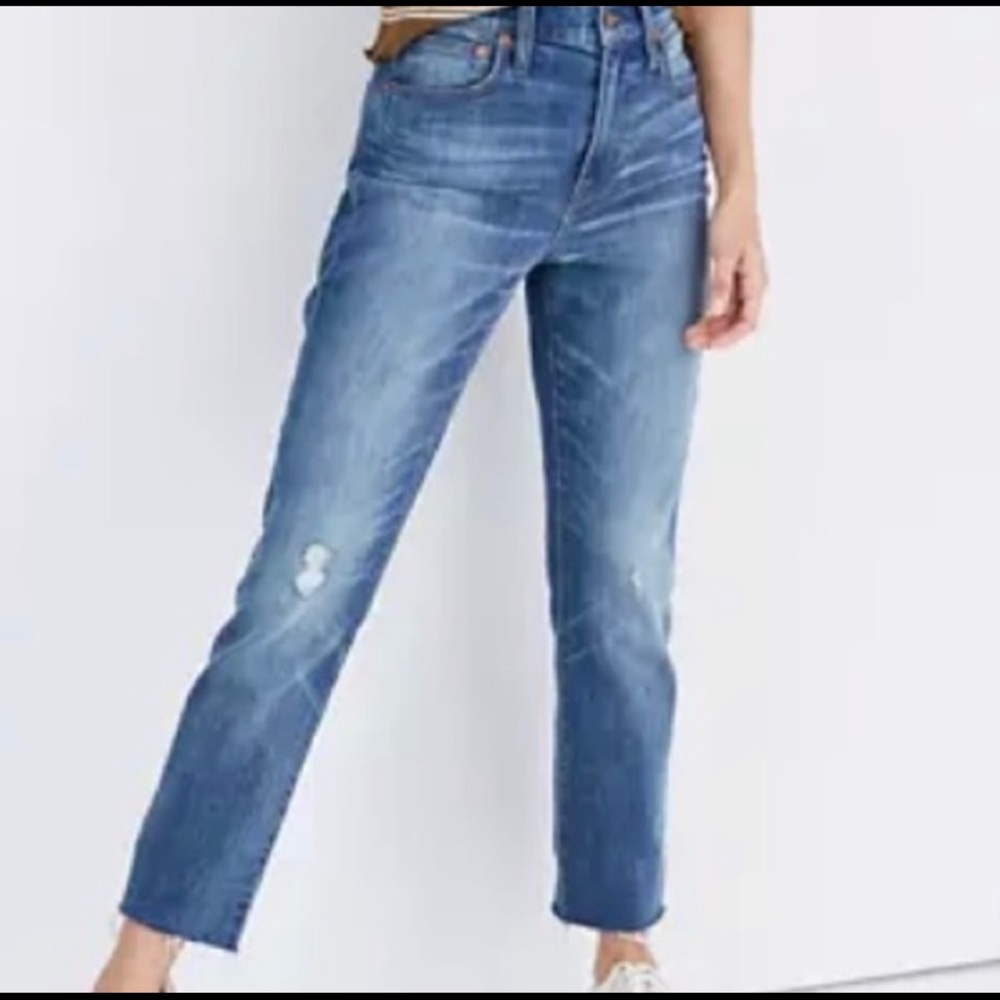 Madewell The High-Rise Slim Crop Boyjean